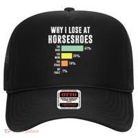 Why I Lose At Horseshoes, Funny Horseshoe Pitching Hat thumb 0