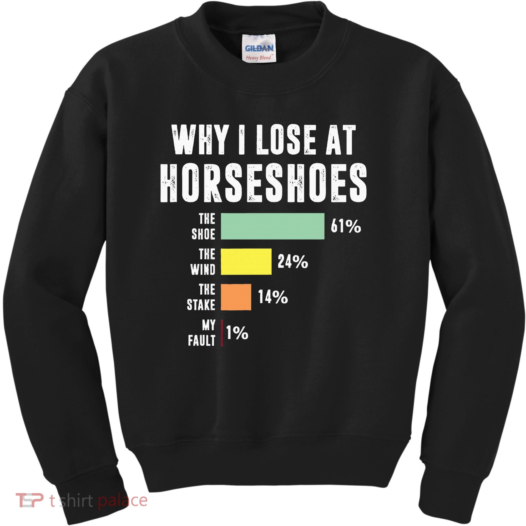 Why I Lose At Horseshoes, Funny Horseshoe Pitching Kids Sweatshirt