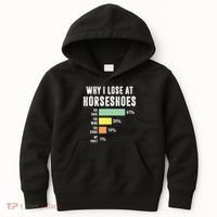 Why I Lose At Horseshoes, Funny Horseshoe Pitching Kids Hoodie thumb 0