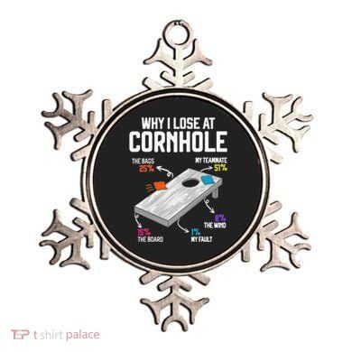 Why I Lose At Cornhole Humor Toss Like A Boss Ornament