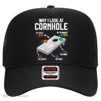 Why I Lose At Cornhole Humor Toss Like A Boss Hat thumb 0