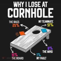 Why I Lose At Cornhole Humor Toss Like A Boss Kids Sweatshirt thumb 2