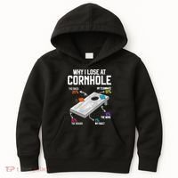 Why I Lose At Cornhole Humor Toss Like A Boss Kids Hoodie thumb 0