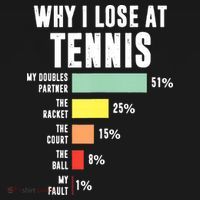 Why I Lose At Tennis Funny Tennis Player Women's Hoodie thumb 2