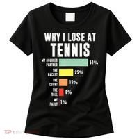 Why I Lose At Tennis Funny Tennis Player Women's T-Shirt thumb 0