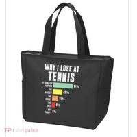 Why I Lose At Tennis Funny Tennis Player Tote Bag thumb 3