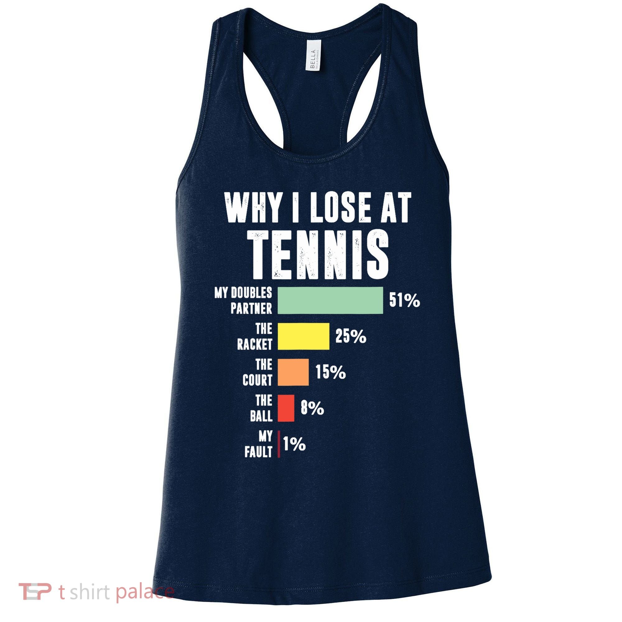Why I Lose At Tennis, Funny Tennis Player Women's Tank Top