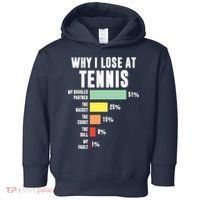 Why I Lose At Tennis, Funny Tennis Player Toddler Hoodie thumb 0