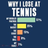 Why I Lose At Tennis, Funny Tennis Player Toddler T-Shirt thumb 4