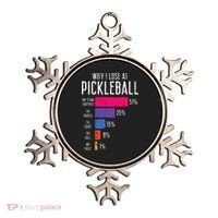 Why I Lose At Pickleball Funny Pickle Ball Ornament thumb 0