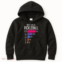 Why I Lose At Pickleball Funny Pickle Ball Kids Hoodie thumb 0