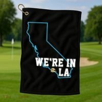 We’Re In La Golf Towel thumb 1