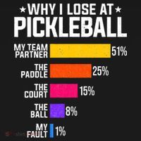 Why I Lose At Pickleball Humor Funny Pickleballers Women's Hoodie thumb 2