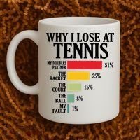 Why I Lose At Tennis Coffee Mug thumb 2