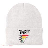 Why I Lose At Tennis Beanie thumb 0