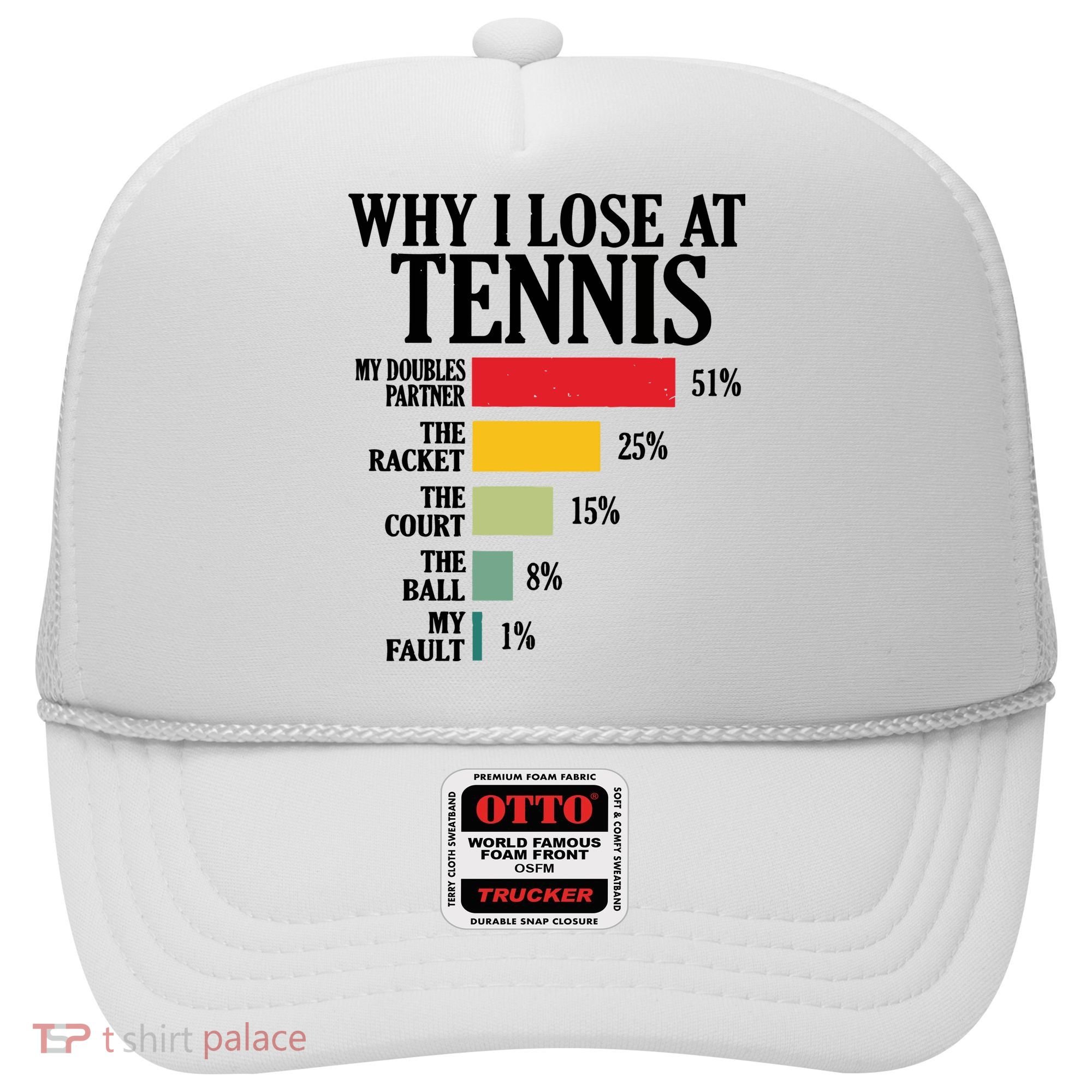 Why I Lose At Tennis Hat