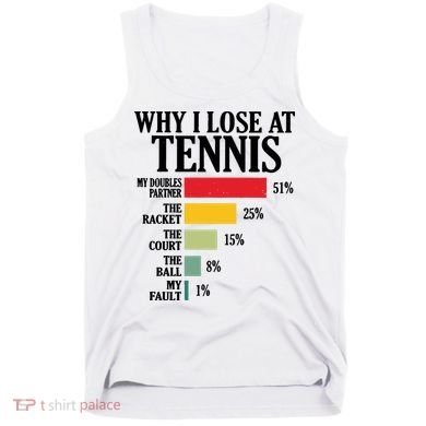 Why I Lose At Tennis Tank Top