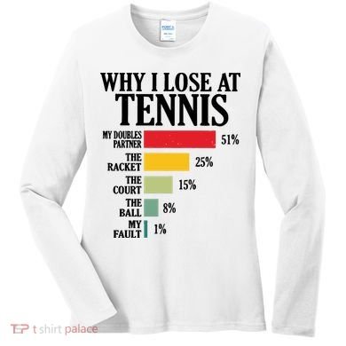 Why I Lose At Tennis Women's Long Sleeve Shirt