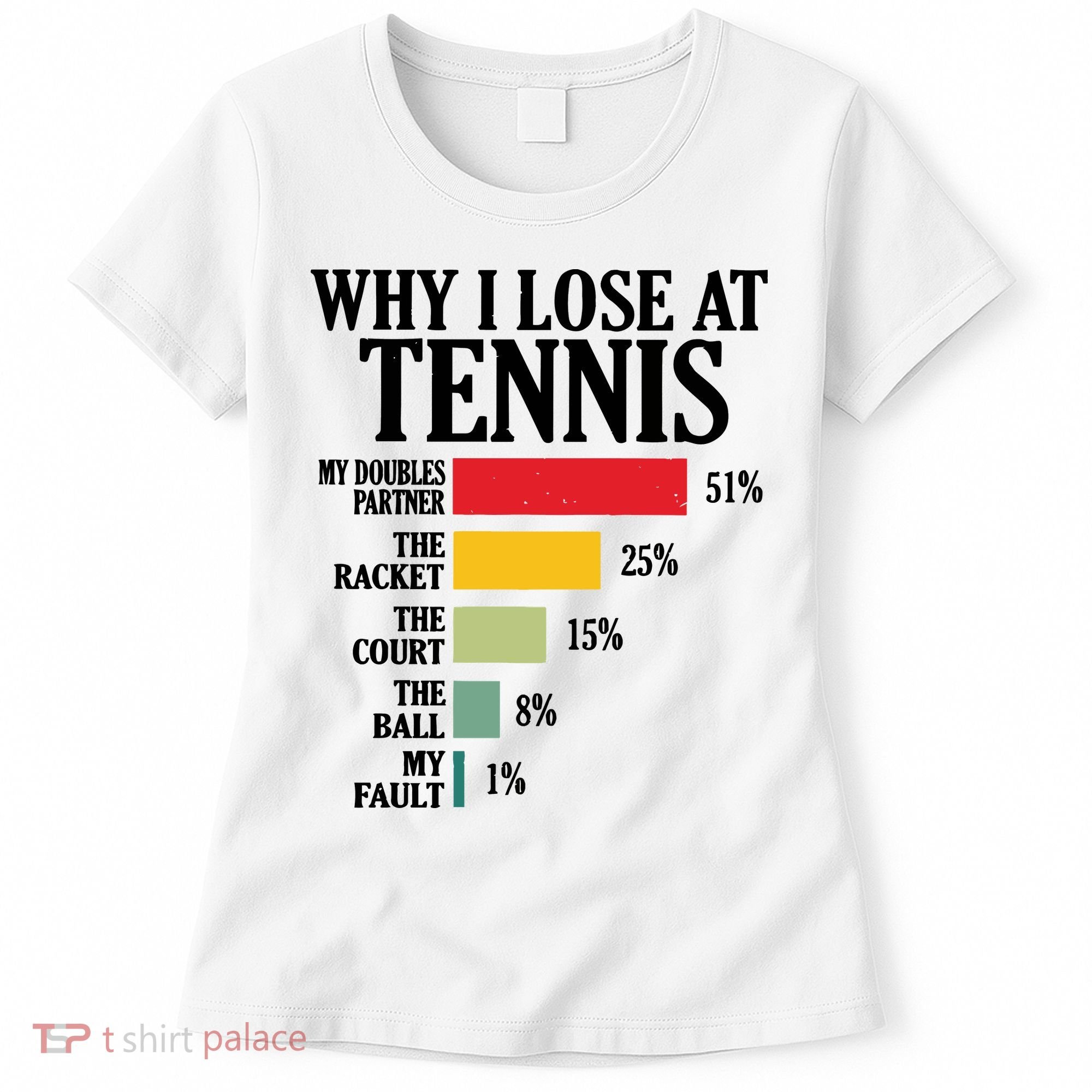 Why I Lose At Tennis Women's T-Shirt