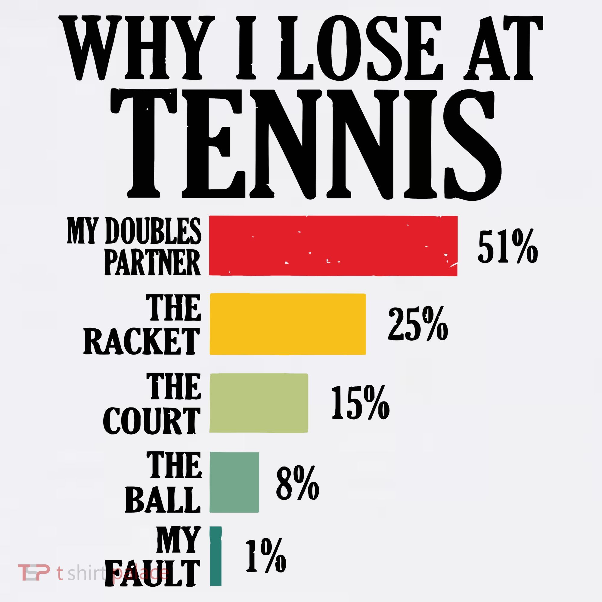 Why I Lose At Tennis Kids Sweatshirt