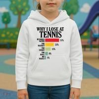 Why I Lose At Tennis Kids Hoodie thumb 3