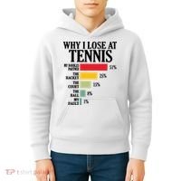 Why I Lose At Tennis Kids Hoodie thumb 4
