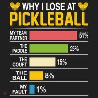 Why I Lose At Pickleball Funny Losing Game Sports Graphic Gift Women's Sweatshirt thumb 2