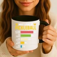 Why I Lose At Pickleball Funny Losing Game Sports Graphic Gift Coffee Mug thumb 3
