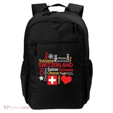 Why I Love Switzerland Cute Gift Backpack