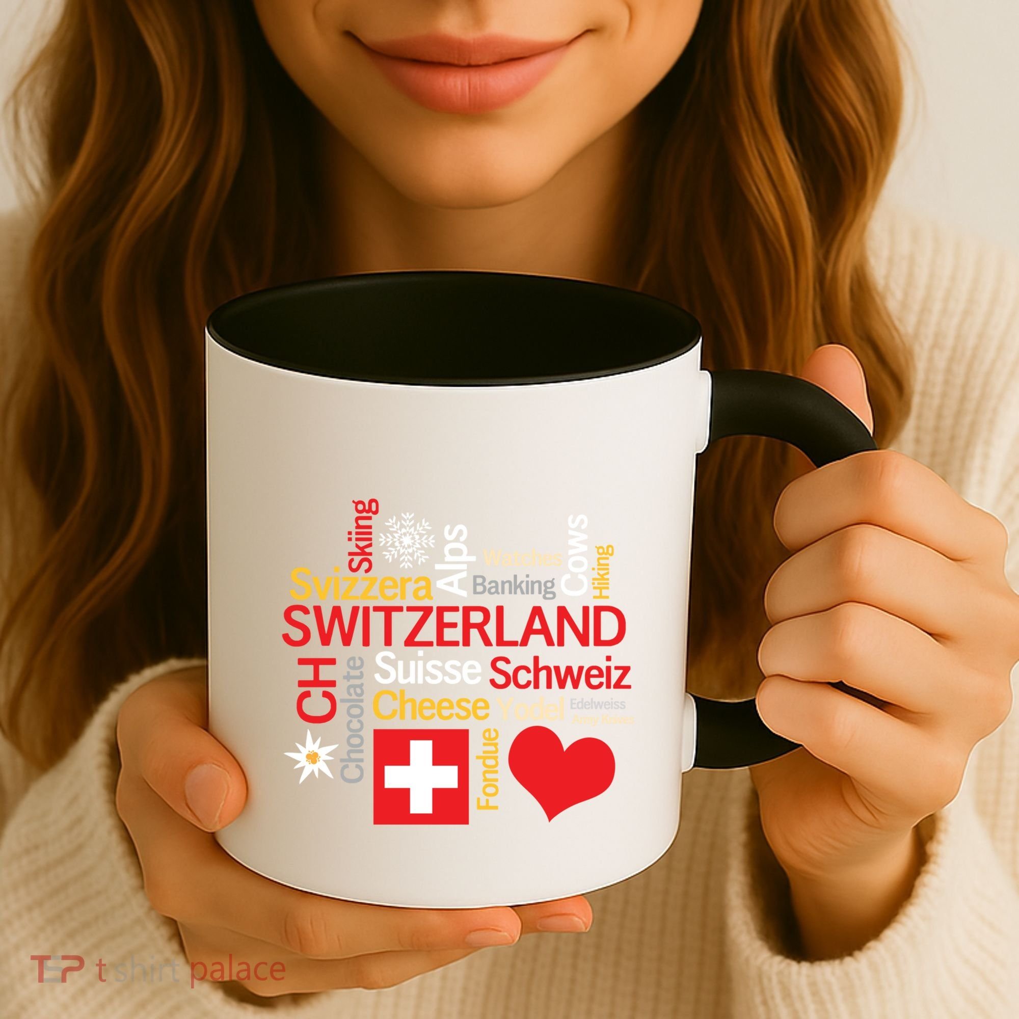 Why I Love Switzerland Cute Gift Coffee Mug