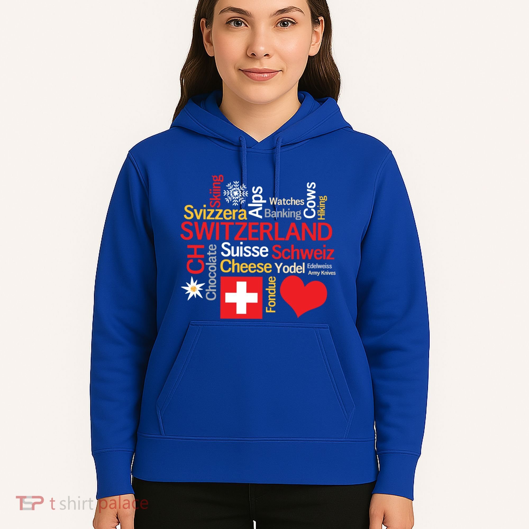 Why I Love Switzerland Cute Gift Hoodie