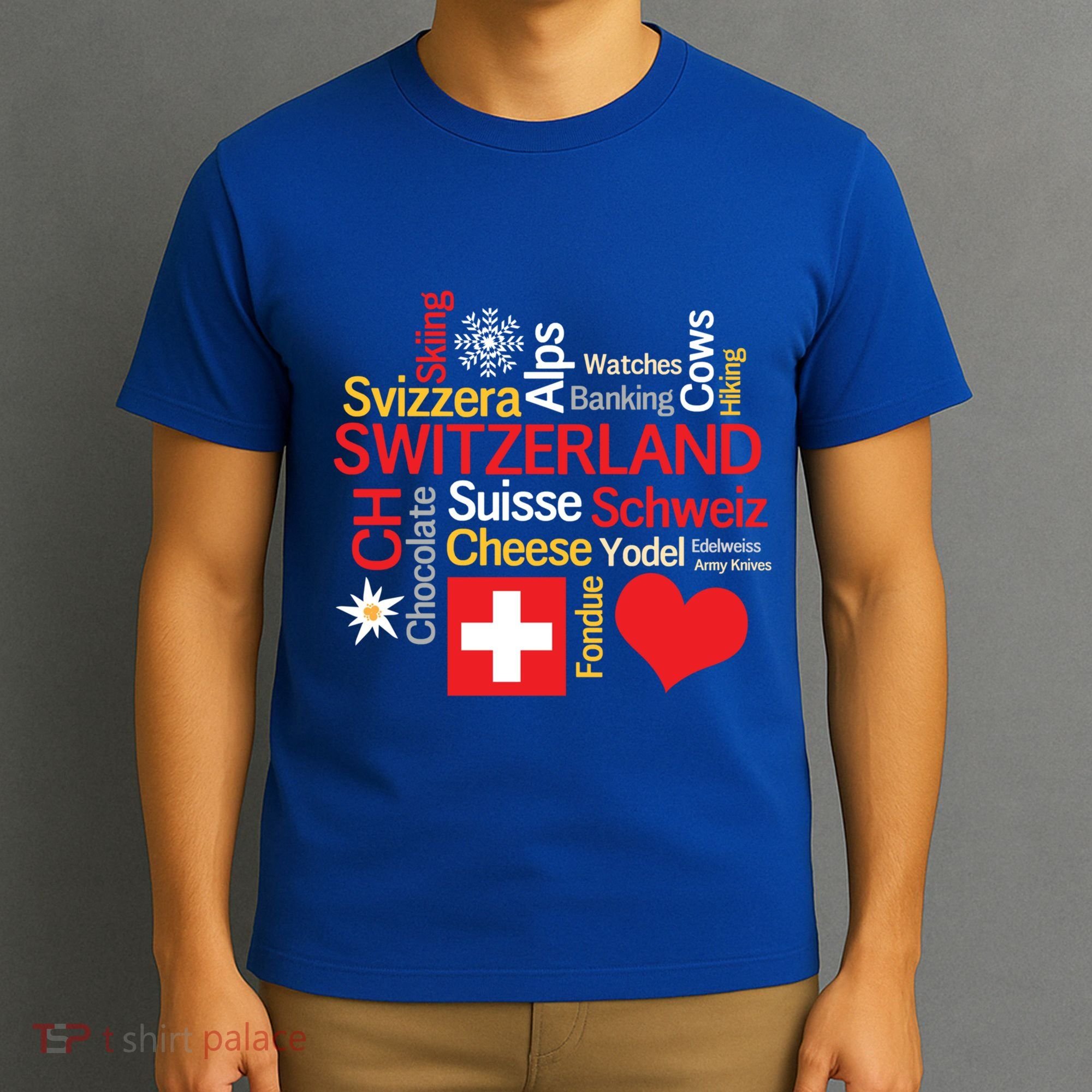Why I Love Switzerland Cute Gift T-Shirt
