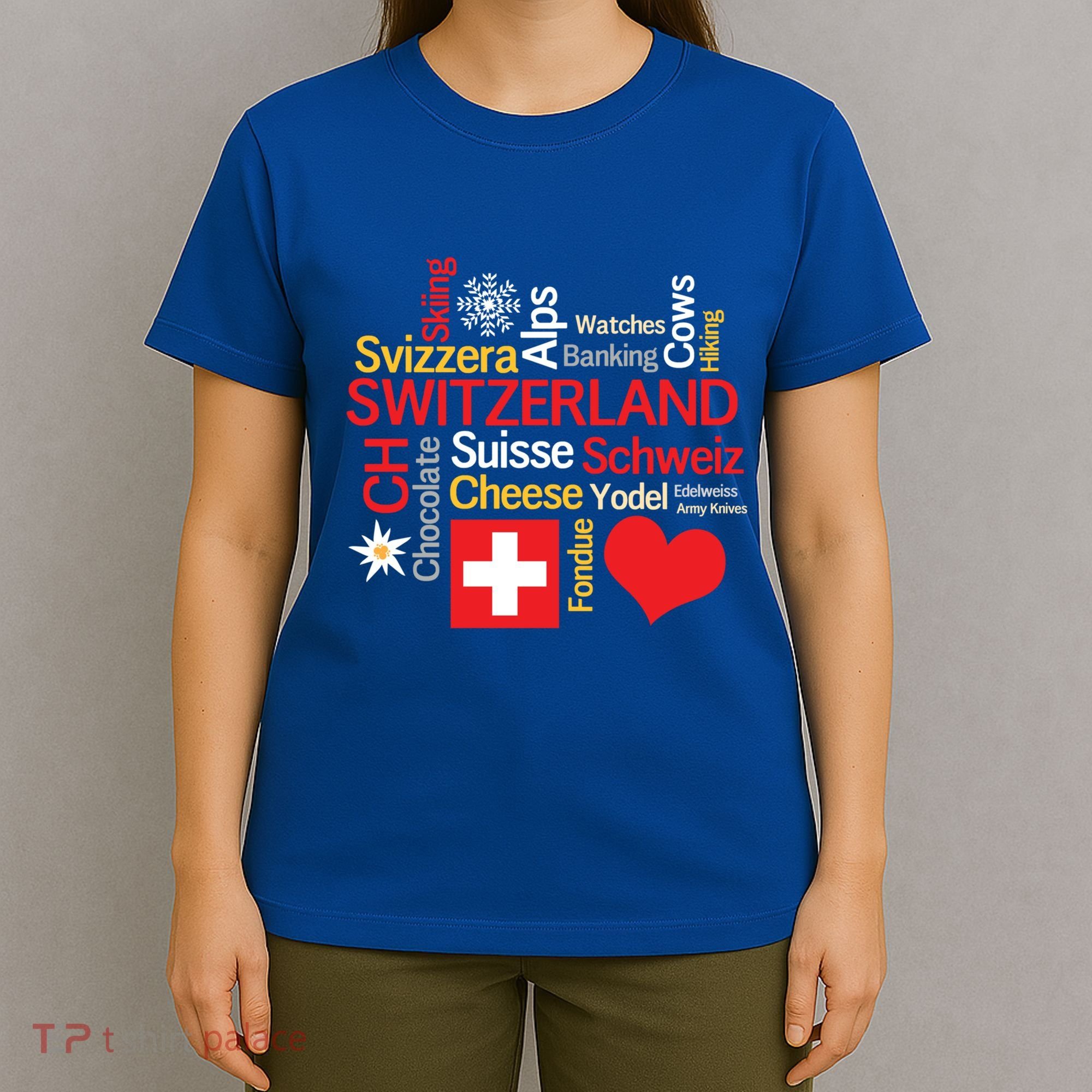 Why I Love Switzerland Cute Gift T-Shirt