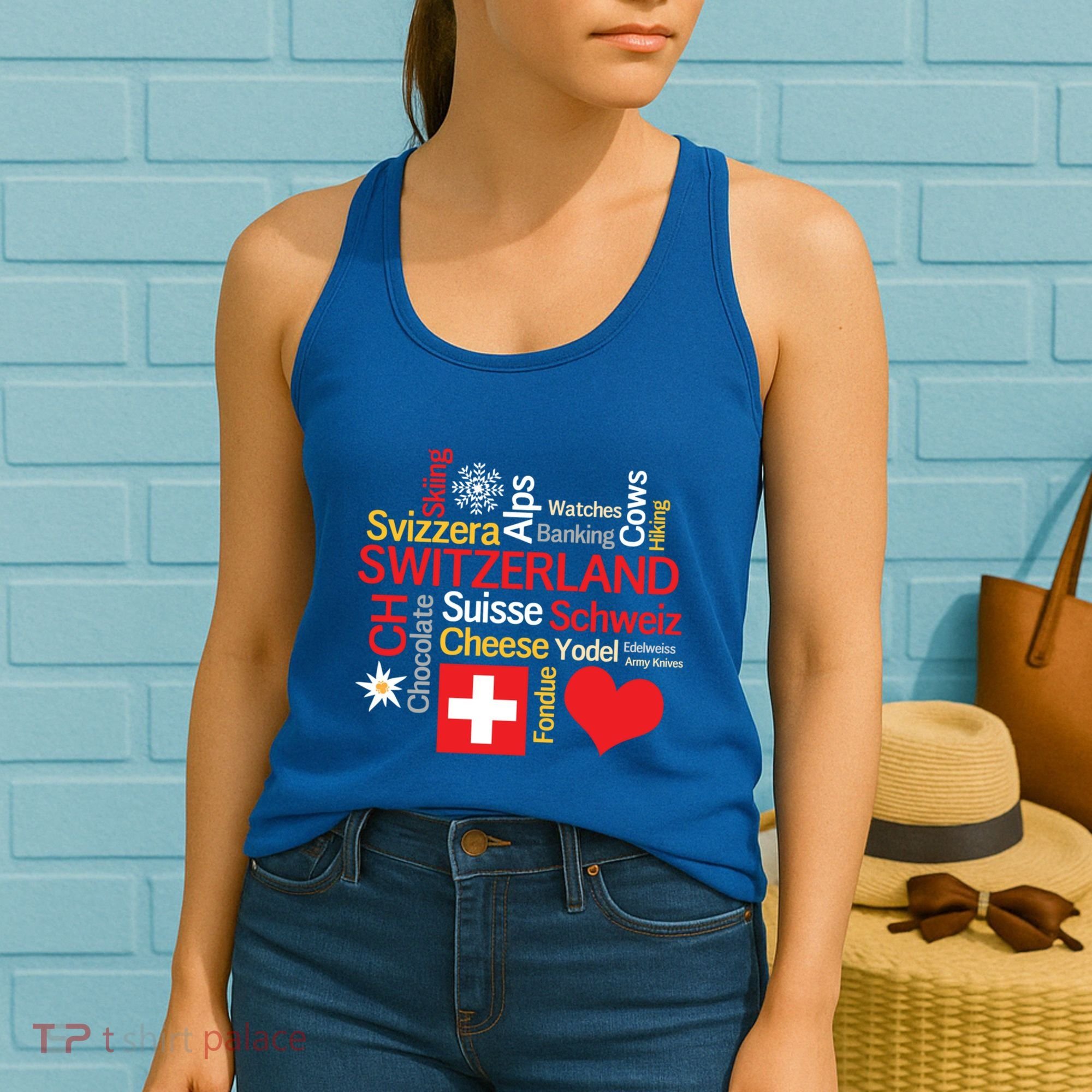 Why I Love Switzerland Cute Gift Women's Tank Top