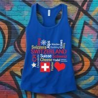 Why I Love Switzerland Cute Gift Women's Tank Top thumb 3
