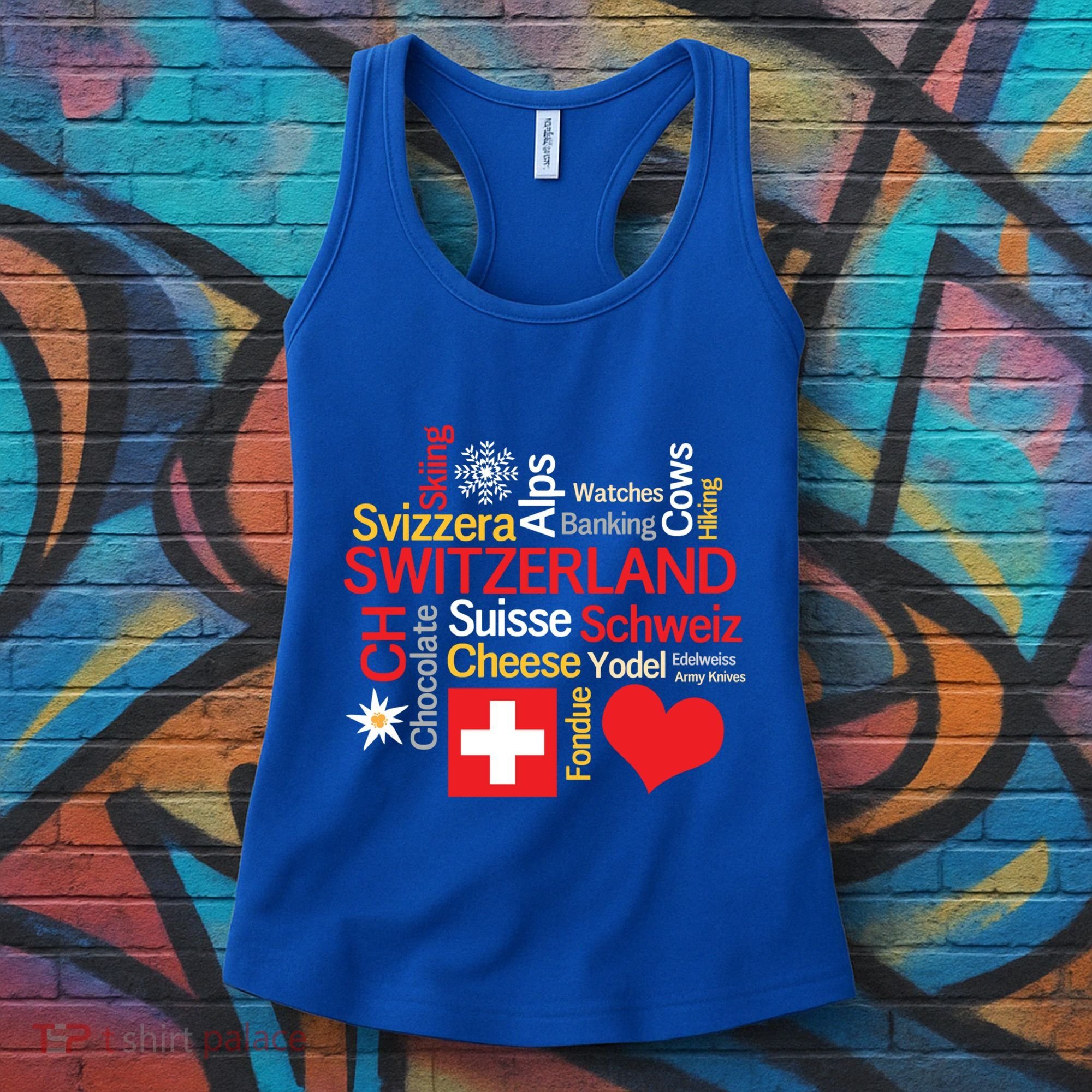 Why I Love Switzerland Cute Gift Women's Tank Top