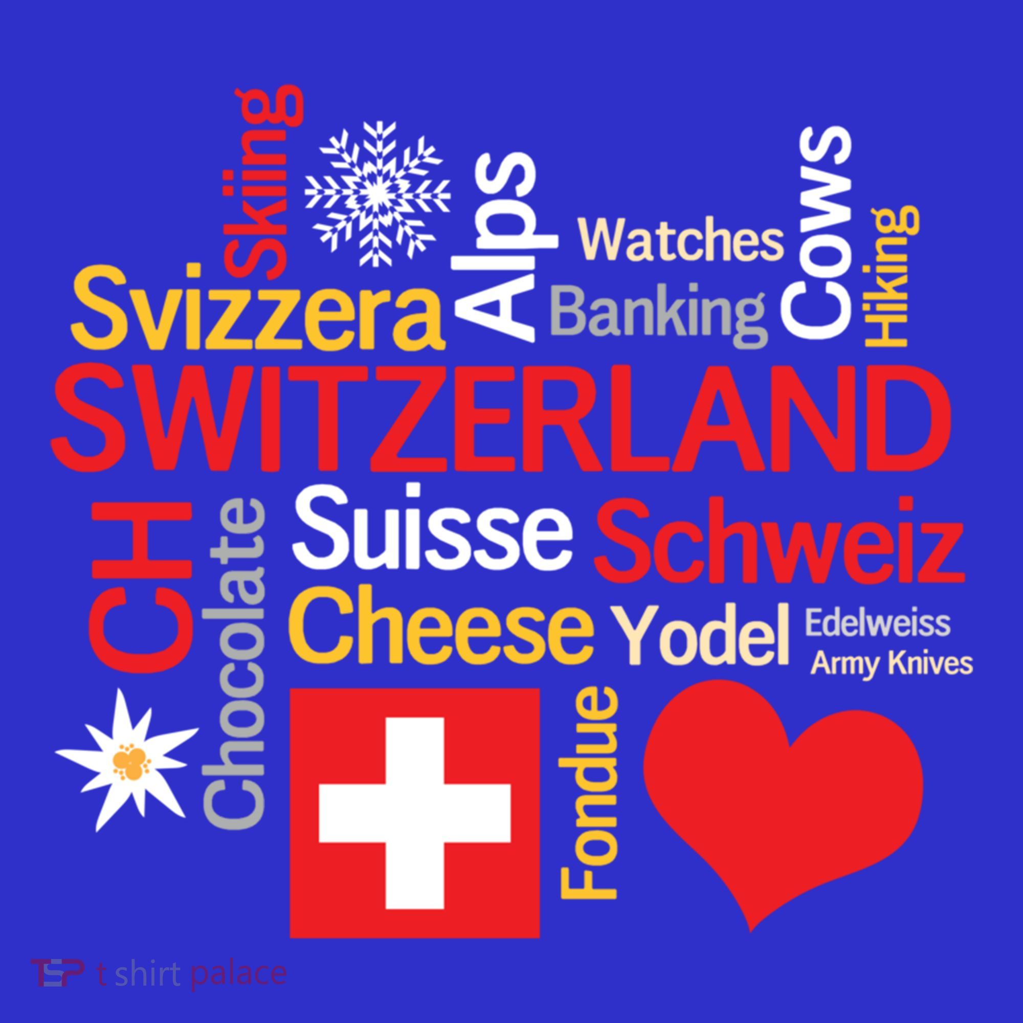 Why I Love Switzerland Cute Gift Women's Tank Top