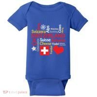Why I Love Switzerland Cute Gift Baby Bodysuit thumb 0