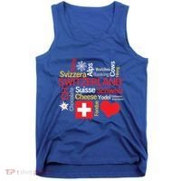 Why I Love Switzerland Cute Gift Tank Top thumb 0