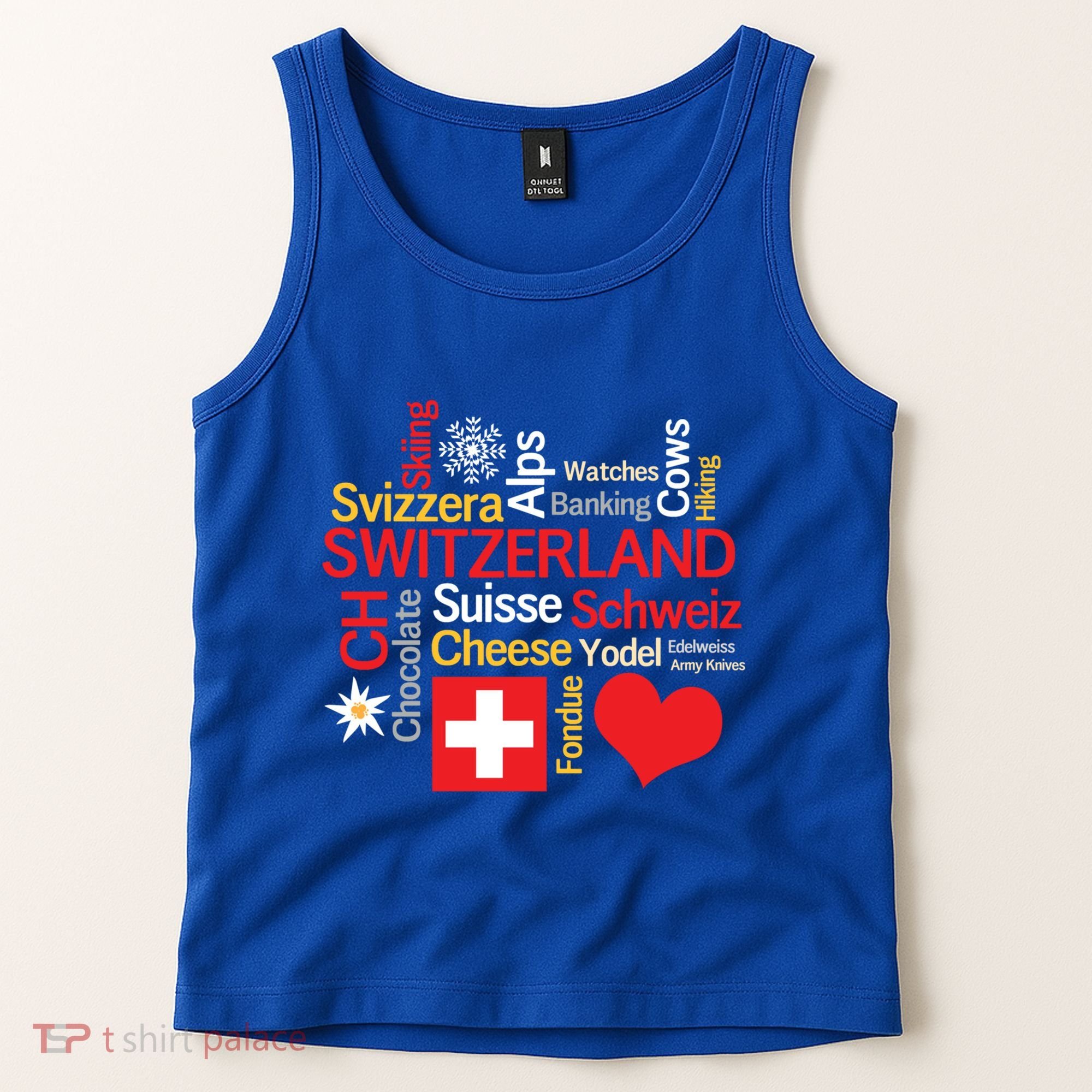 Why I Love Switzerland Cute Gift Tank Top