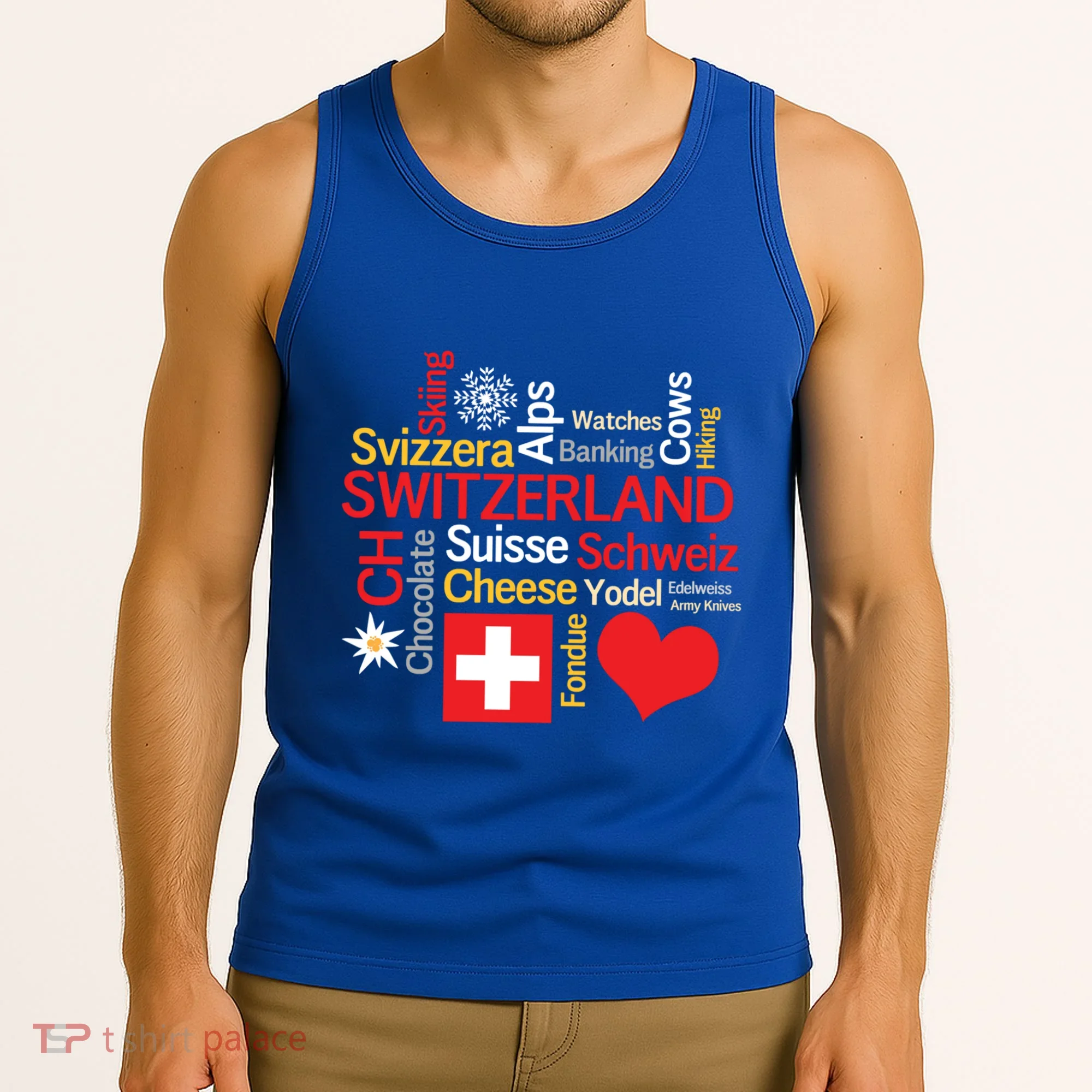 Why I Love Switzerland Cute Gift Tank Top
