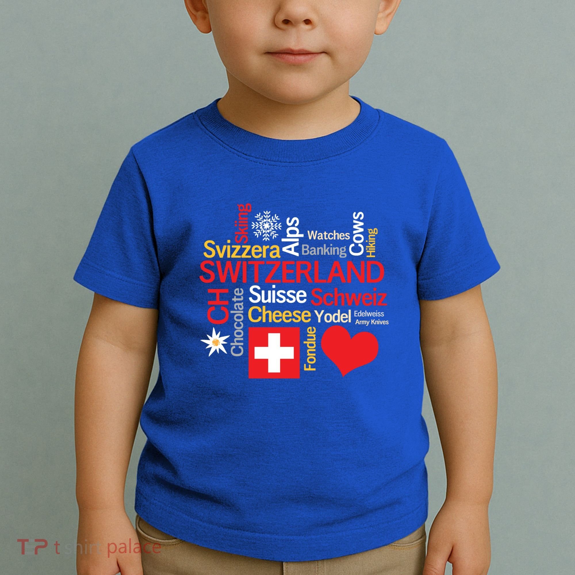 Why I Love Switzerland Cute Gift Toddler T-Shirt