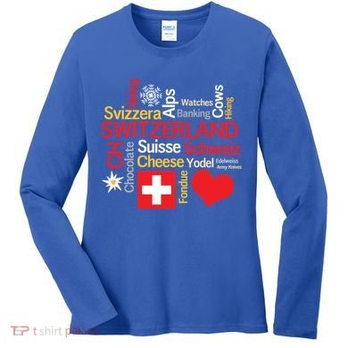 Why I Love Switzerland Cute Gift Women's Long Sleeve Shirt