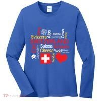 Why I Love Switzerland Cute Gift Women's Long Sleeve Shirt thumb 0