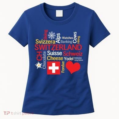 Why I Love Switzerland Cute Gift Women's T-Shirt