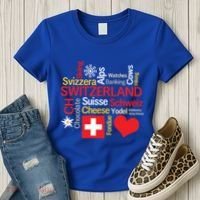 Why I Love Switzerland Cute Gift Women's T-Shirt thumb 3