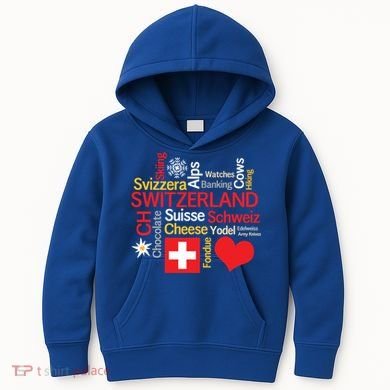 Why I Love Switzerland Cute Gift Kids Hoodie