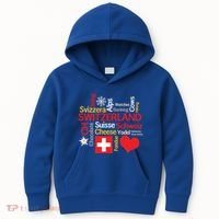 Why I Love Switzerland Cute Gift Kids Hoodie thumb 0