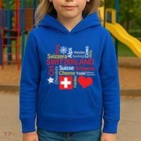 Why I Love Switzerland Cute Gift Kids Hoodie thumb 3