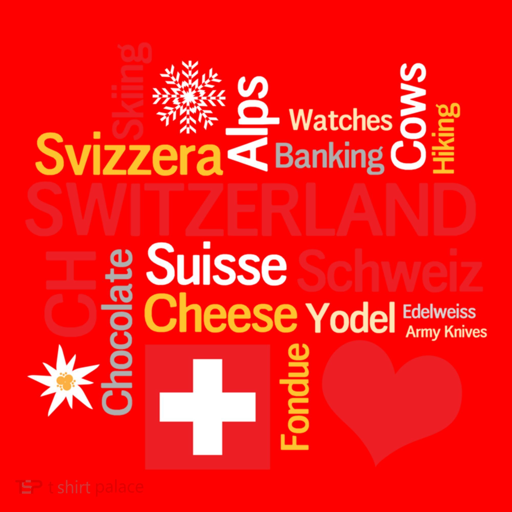 Why I Love Switzerland Cute Gift Santa Hat